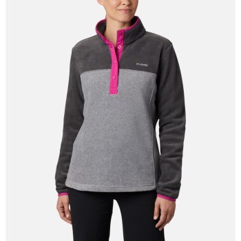 Columbia Pullover Dames, Benton Springs Half Snap LichtGrijs, 31XDMRILW